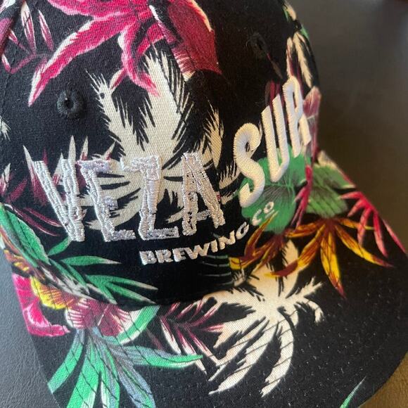 VEZA SUR Brewing Co. Floral Baseball Snapback Hat Cap Winwood Miami FL - Picture 2 of 5